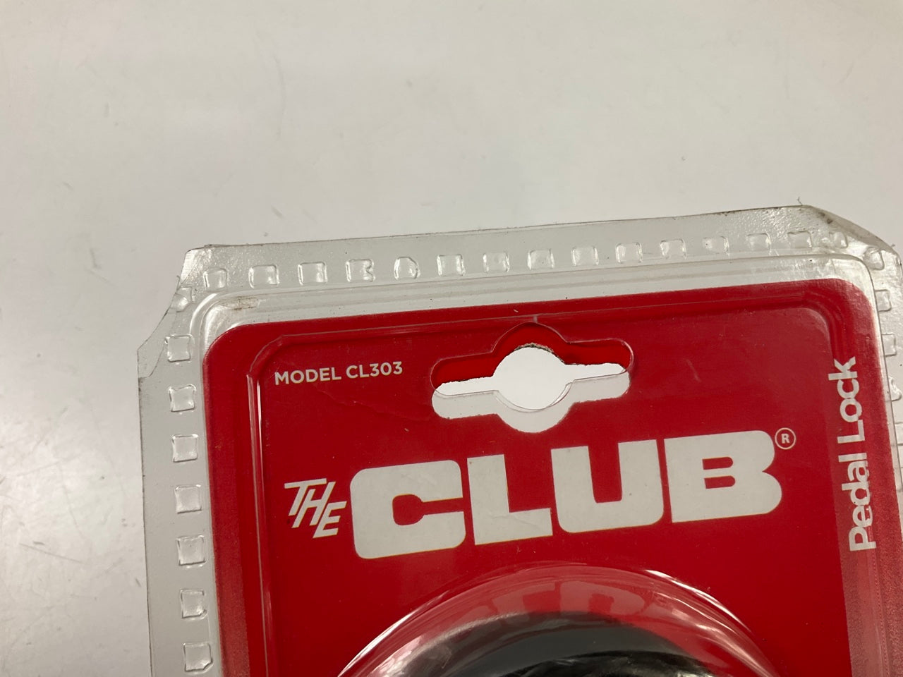 The Club CL303 Pedal To Steering Wheel Anti-theft Lock, Red, Within 22.5''-30''