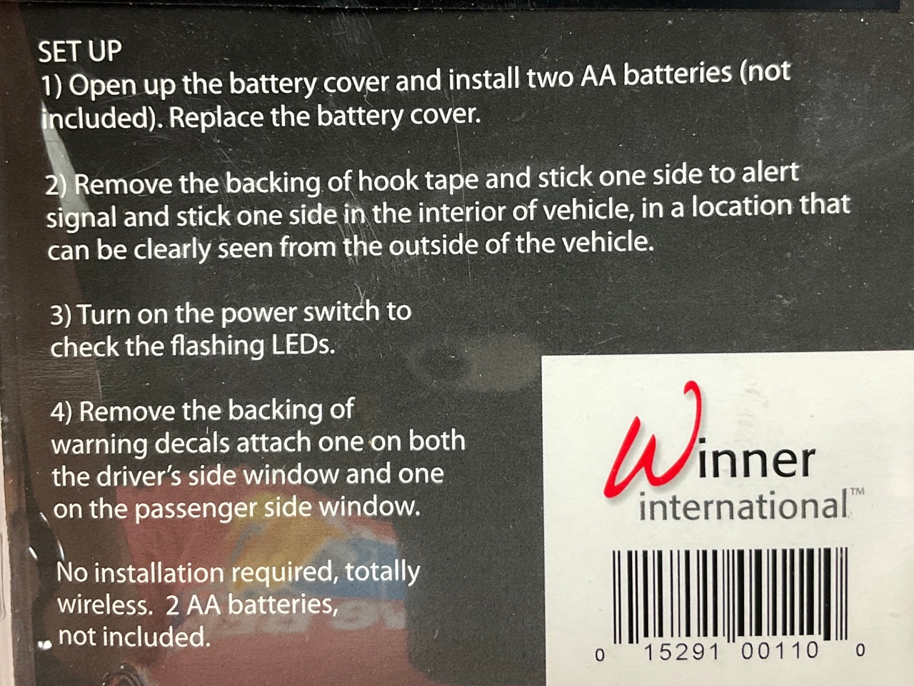 The Club SA110 Decoy Security Alarm, Deter Auto Theft, DECOY Red LIGHT ONLY