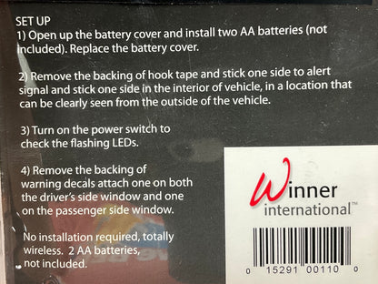 The Club SA110 Decoy Security Alarm, Deter Auto Theft, DECOY Red LIGHT ONLY