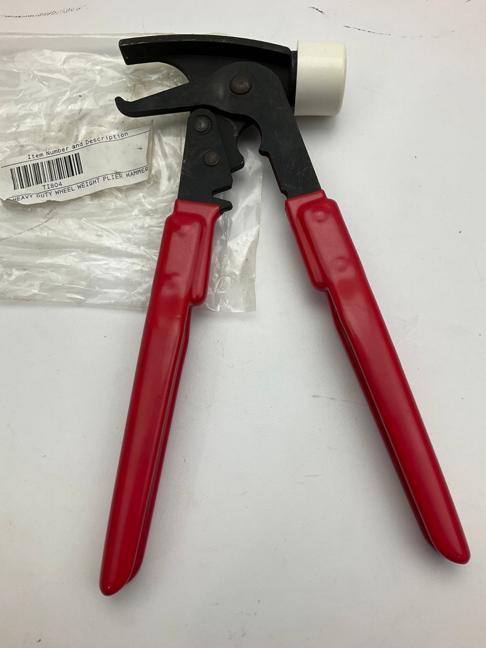 The Main Resource TI804 Heavy Duty Wheel Weight Plier Hammer Tool