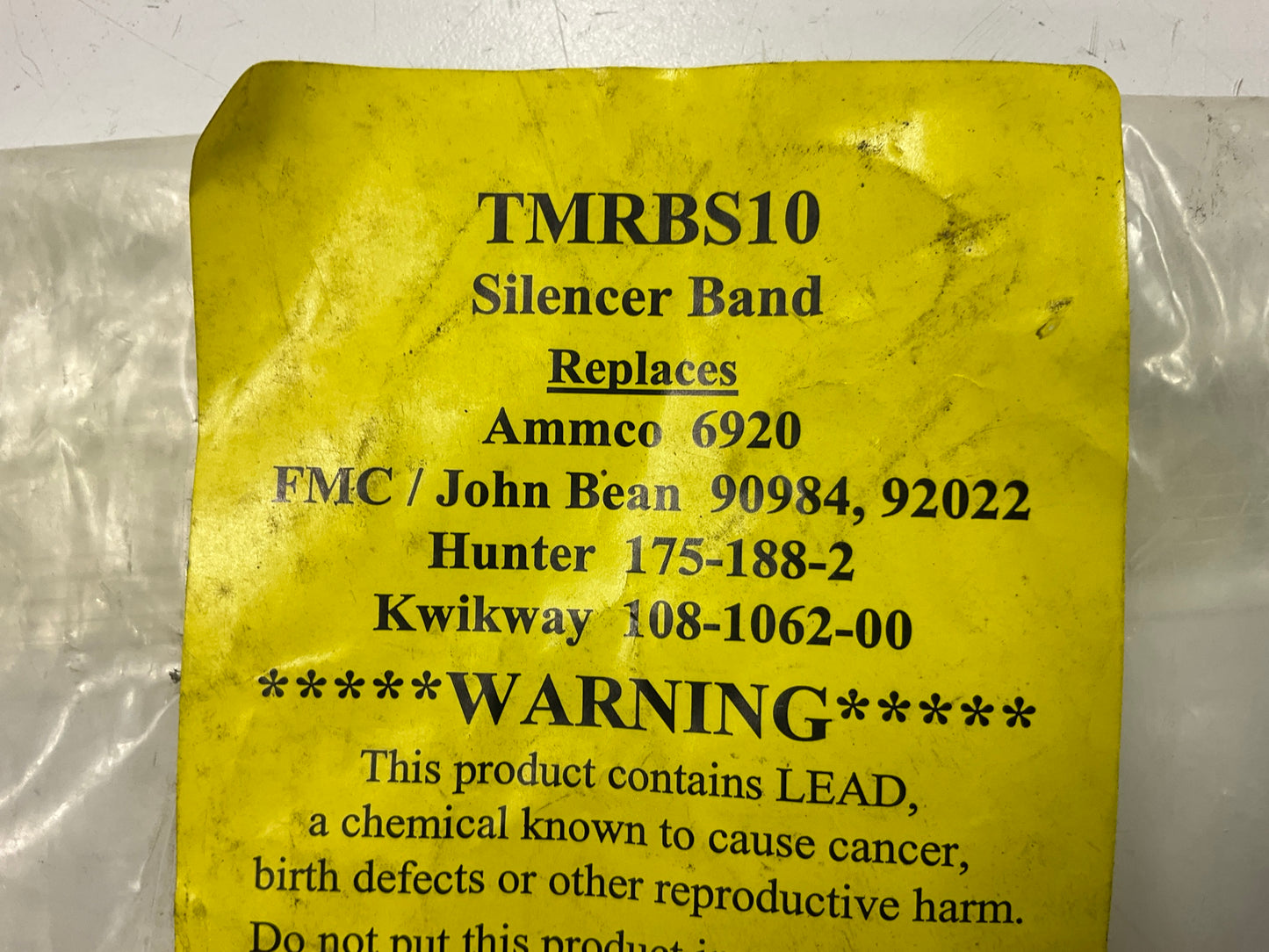 Main Resource TMRBS10 Adjustable Ventilated Rotor Silencer Band 6920, 175-188-2