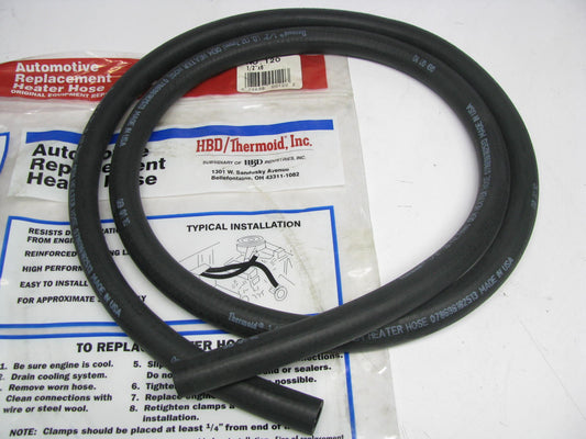 6 FEET - Thermoid 120 Heater Hose 1/2'' ID, 6' Length