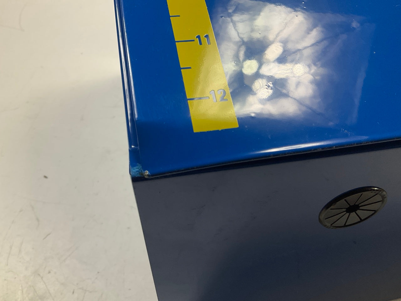 DENTED - Thermoid 1600D BLUE Metal Automotive Hose Dispenser Cabinet 20''x12''x14''