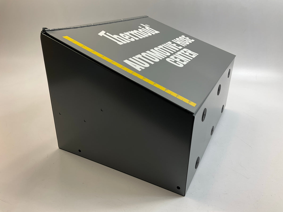 COSMETIC DAMAGE #1 Thermoid Metal Auto Hose Center Dispenser Cabinet 20''x12''x14''