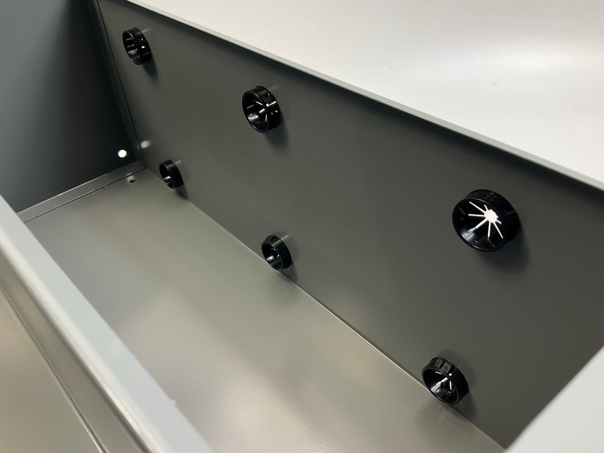 COSMETIC DAMAGE #1 Thermoid Metal Auto Hose Center Dispenser Cabinet 20''x12''x14''