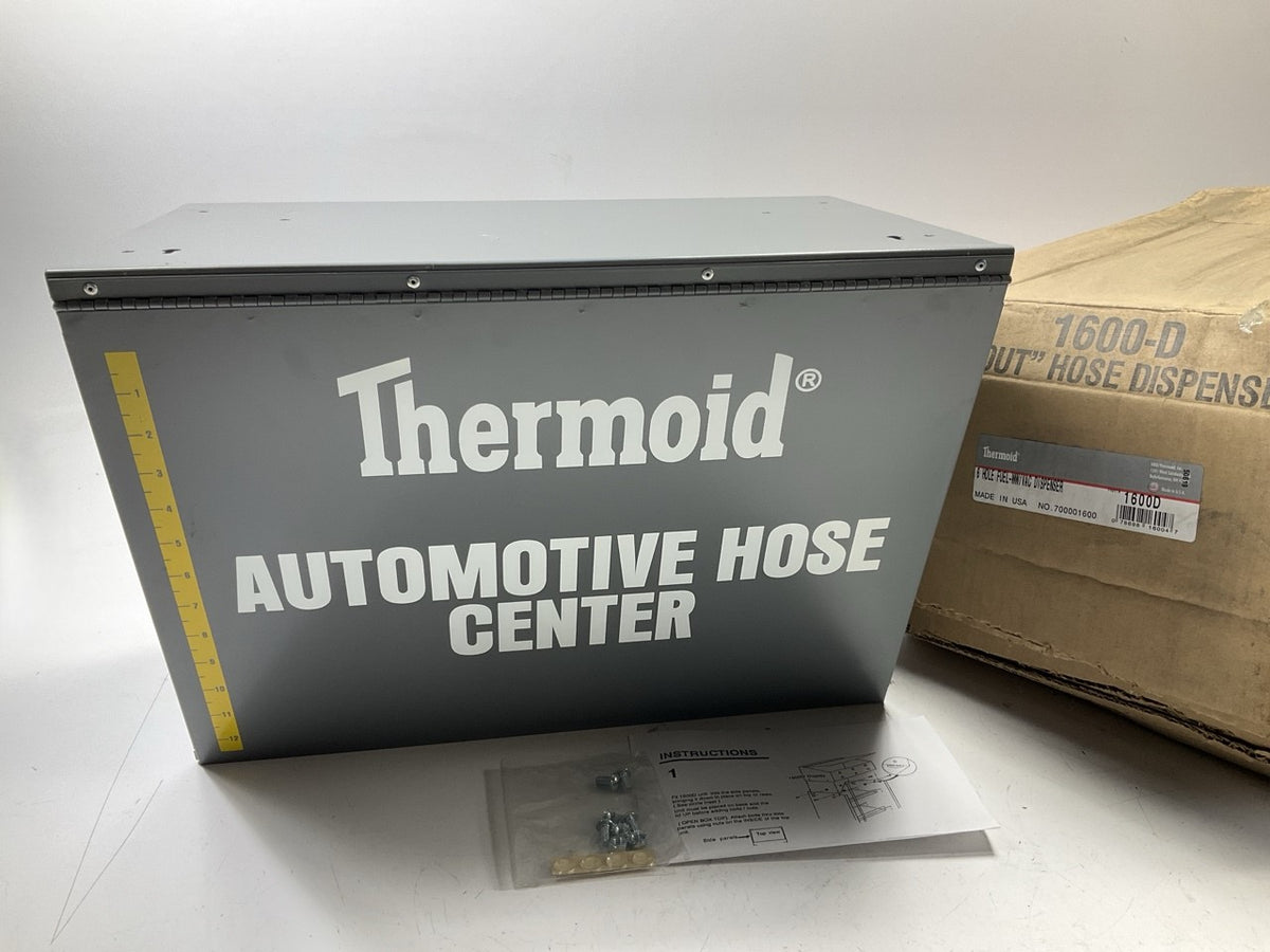 COSMETIC DAMAGE -  Thermoid Metal Auto Hose Center Dispenser Cabinet 20''x12''x14''