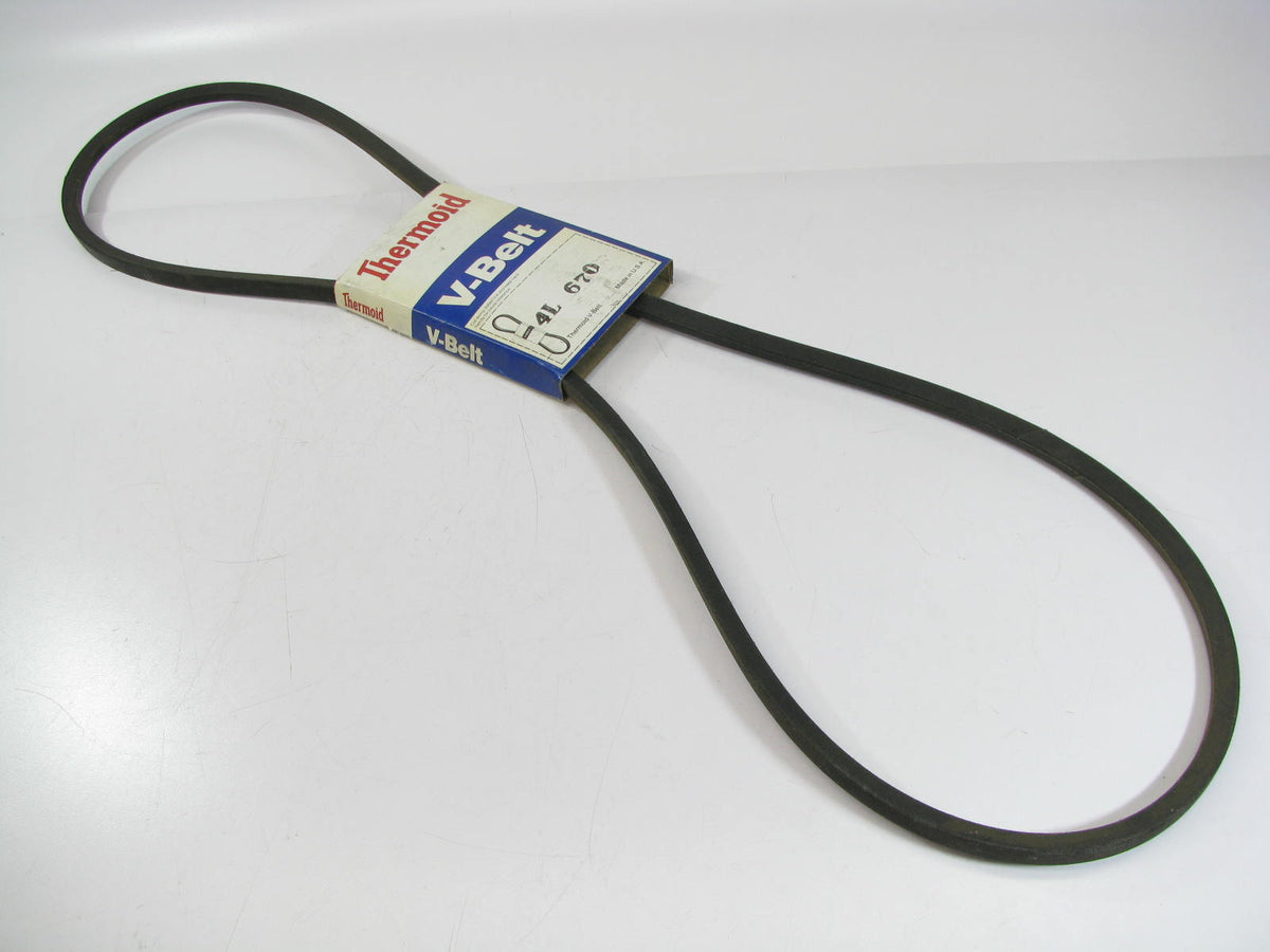 Thermoid 4L670 Lawn & Garden Power Equipment Accessory Drive Belt - 1/2'' X 67''