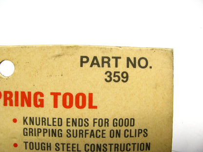 Thexton 359 Brake Spring Tool - Remove & Install Brake Shoe Springs