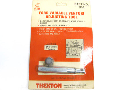 Thexton 360 Ford Variable Venturi Main Jet Adjusting / Removal Install Tool