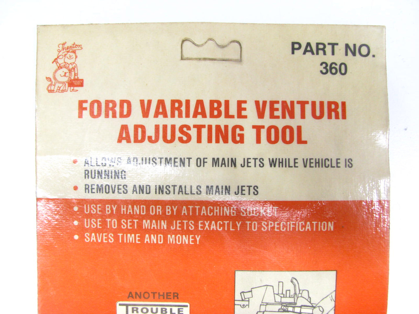 Thexton 360 Ford Variable Venturi Main Jet Adjusting / Removal Install Tool