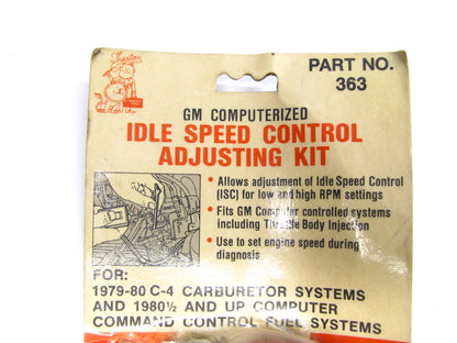 Thexton 363  Vintage Carburetor Idles Speed Adjustment Tools Kit