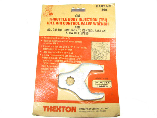 Thexton 369 GM TBI Idle Air Control Valve IACV  Wrench  32mm