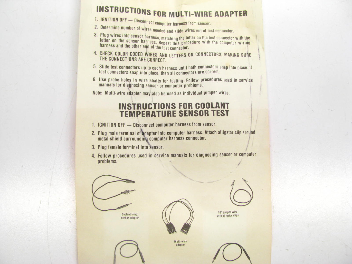 Thexton Tools # 375 GM Computer Command Control Sensor Test Adapter Kit