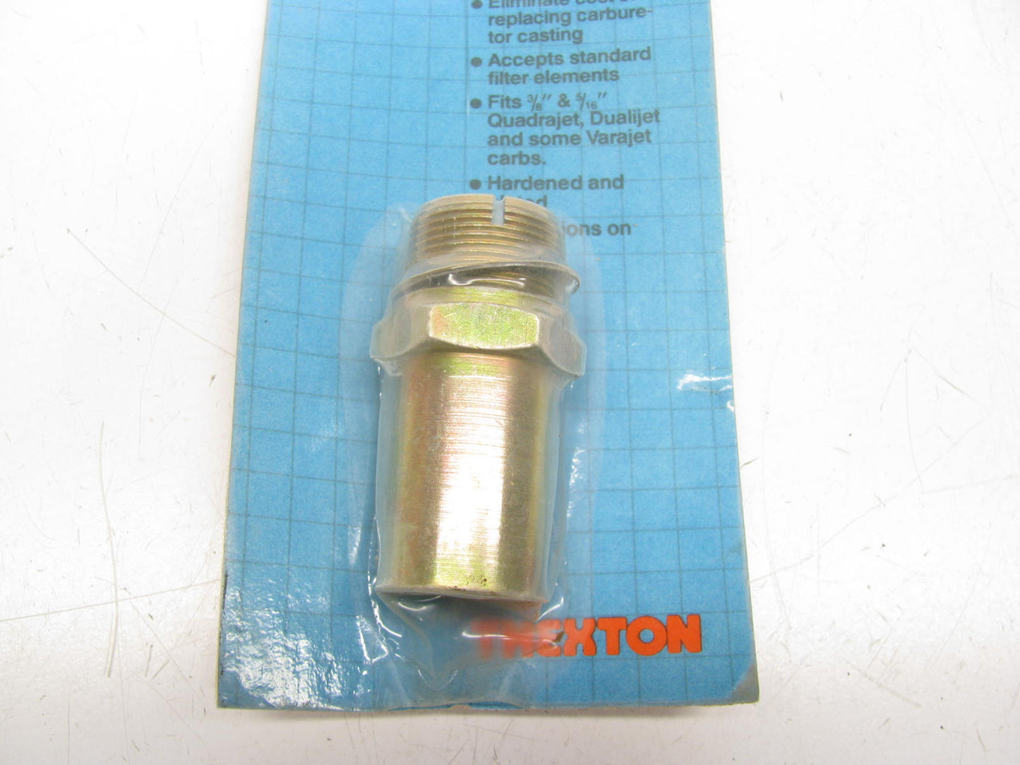 Thexton 508 Self-Tapping Fuel Line Fitting For GM 3/8'', 5/16'' Quadrajet, Dualjet