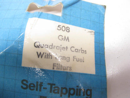Thexton 508 Self-Tapping Fuel Line Fitting For GM 3/8'', 5/16'' Quadrajet, Dualjet