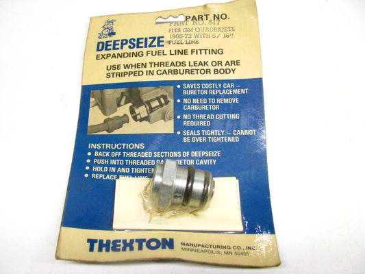 1965-1972 Quadrajet Carburetor 5/16'' Fuel Line Anti-leak Expanding Fuel Fitting