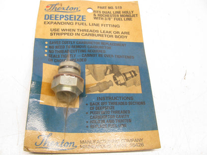 Thexton 519-TYPE2 Deepseize Expasnding Fuel Line Fitting For Dual Line 3/8'' Carb