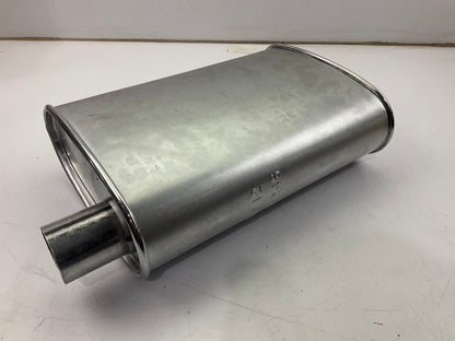 Thrush 17712 Turbo Performance Muffler, Offset 2'' Inlet & Outlet, 18.5'' Length