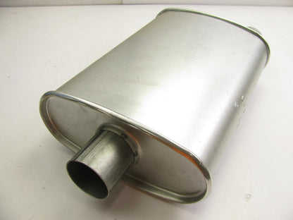 Thrush 17713 Universal Exhaust Muffler 4.25'' X 9.75'' Oval 2.25'' Inlet/Outlet