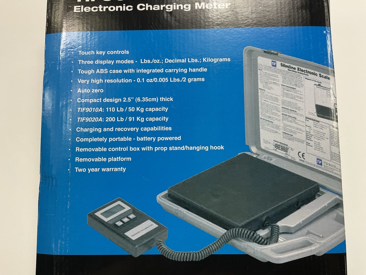 TIF TIF9010A Slimline Refrigerant Electronic Charging / Recover Scale