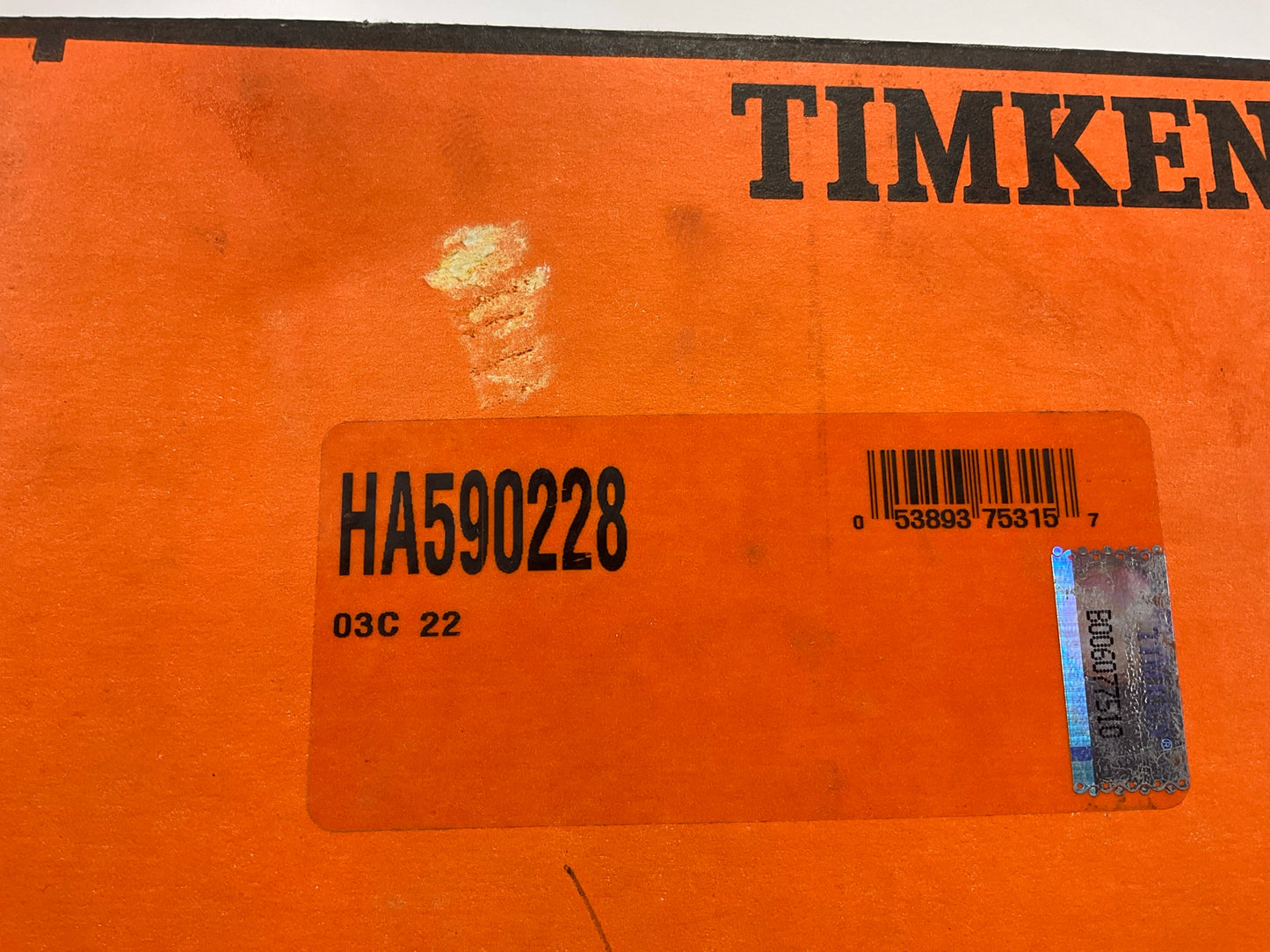 Timken HA590228 Wheel Bearing And Hub Assembly, Front