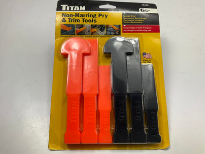 Titan 15048 6pc Non-Marring Pry & Trim Multi Wedge Door / Trim Panel Tool Set