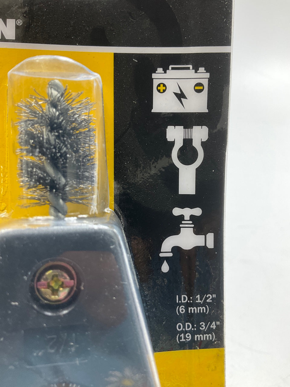 Titan 15064 4-in-1 Wire Brush Cleaning Tool For Battery Terminals & More