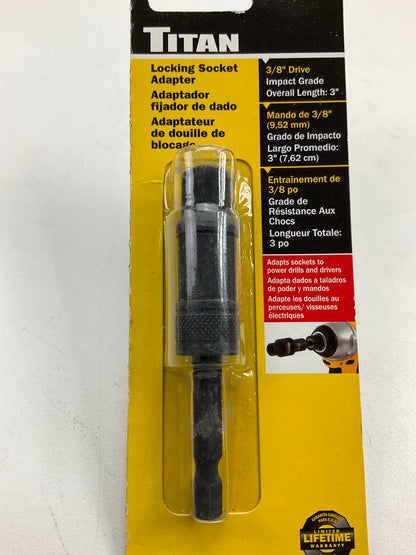 Titan 15212 3'' Hex To Square Locking Socket Adapter (1 Piece)