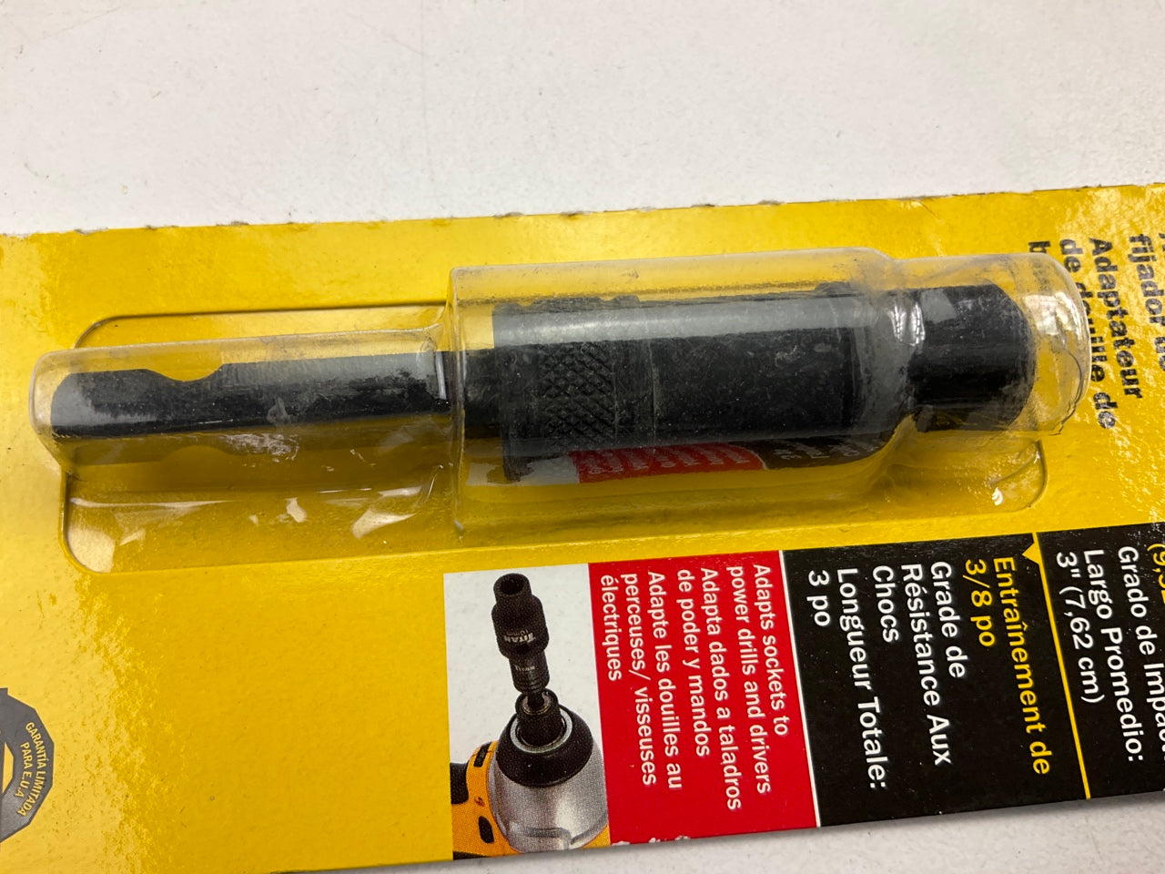 Titan 15212 3'' Hex To Square Locking Socket Adapter (1 Piece)