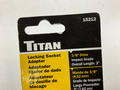 Titan 15212 3'' Hex To Square Locking Socket Adapter (1 Piece)