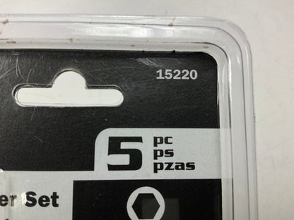 Titan 15220 SAE Impact Grade Nutsetter Set (5 Pieces) Nut Driver 1/4''-1/2'' Size