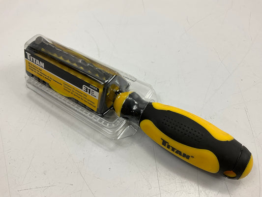 Titan 16068 31-Piece Multi-Bit Screwdriver Set - Slotted, Hex, Phillips, Pozi