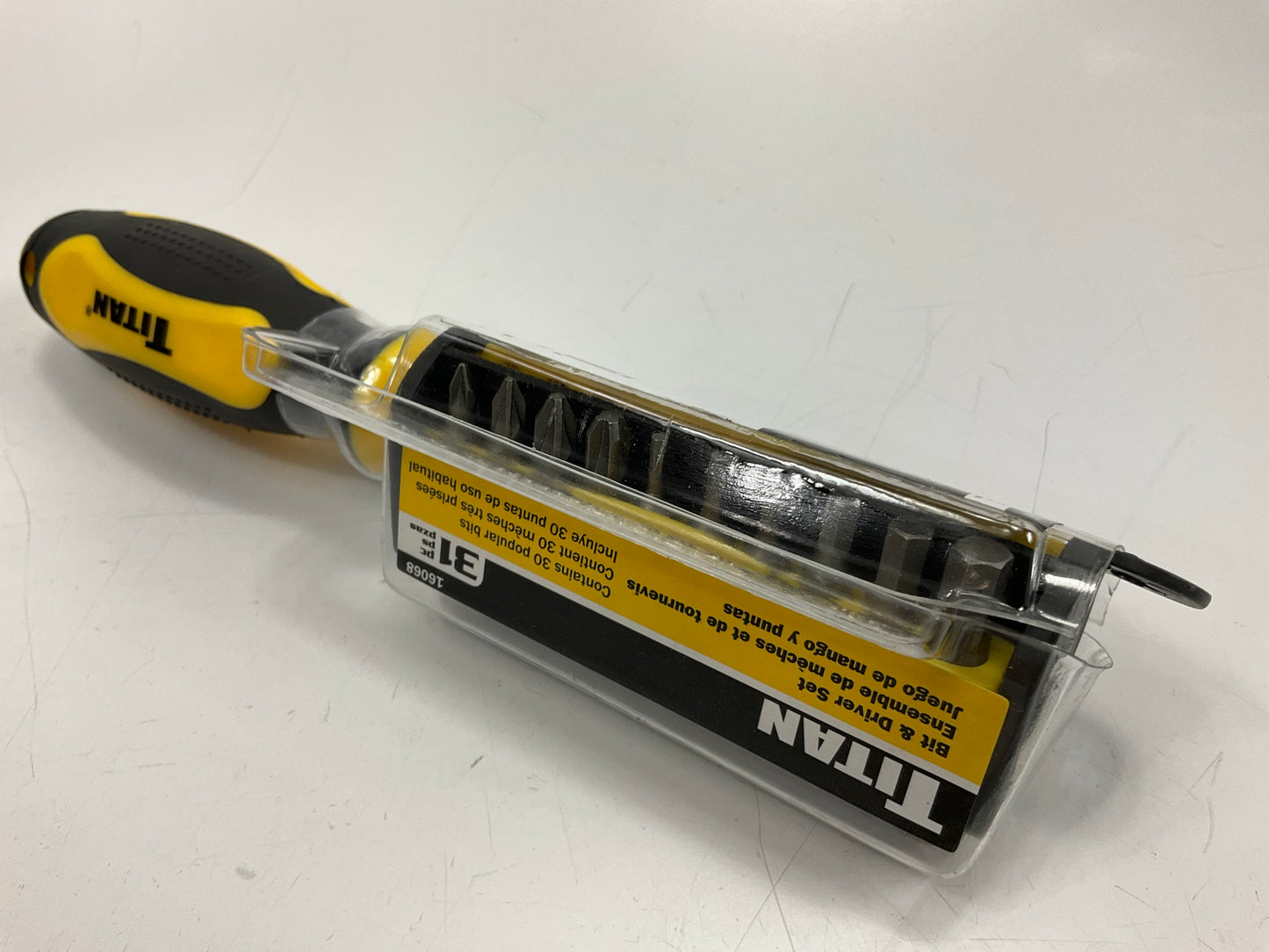 Titan 16068 31-Piece Multi-Bit Screwdriver Set - Slotted, Hex, Phillips, Pozi