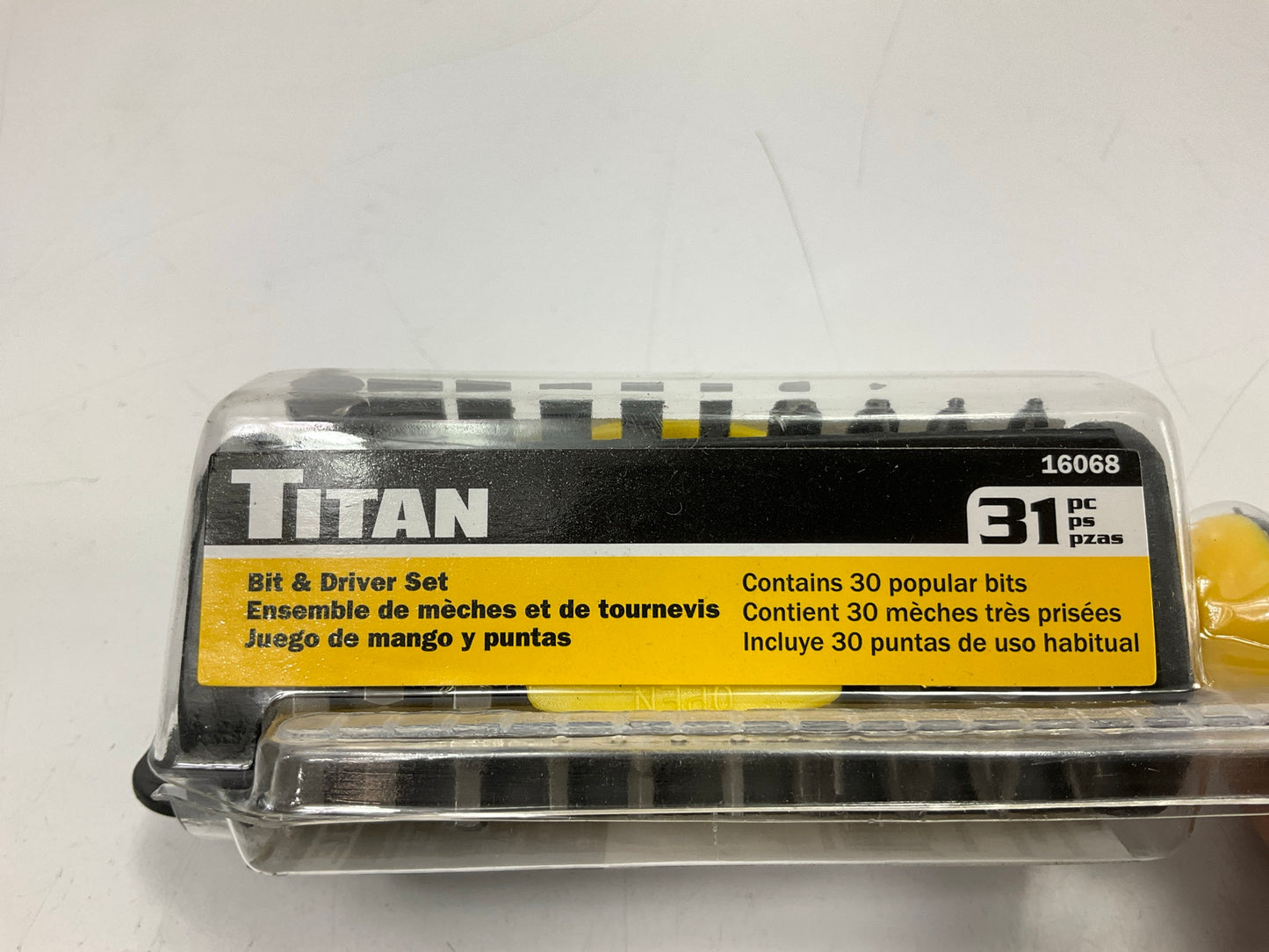 Titan 16068 31-Piece Multi-Bit Screwdriver Set - Slotted, Hex, Phillips, Pozi