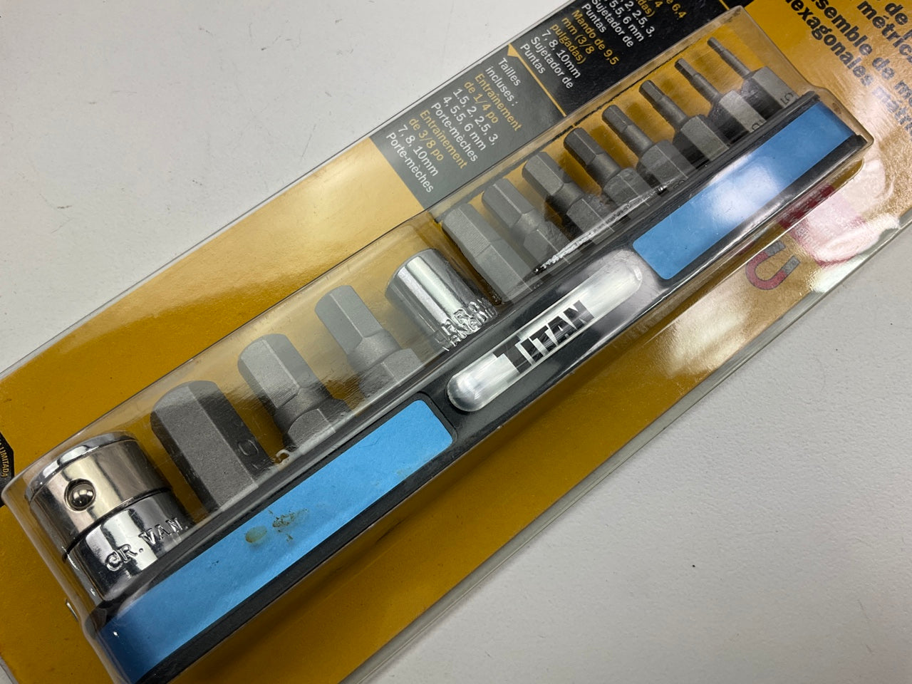 Titan 16112 Metric Hex Bit Set With Bit Holder (13 Pieces)