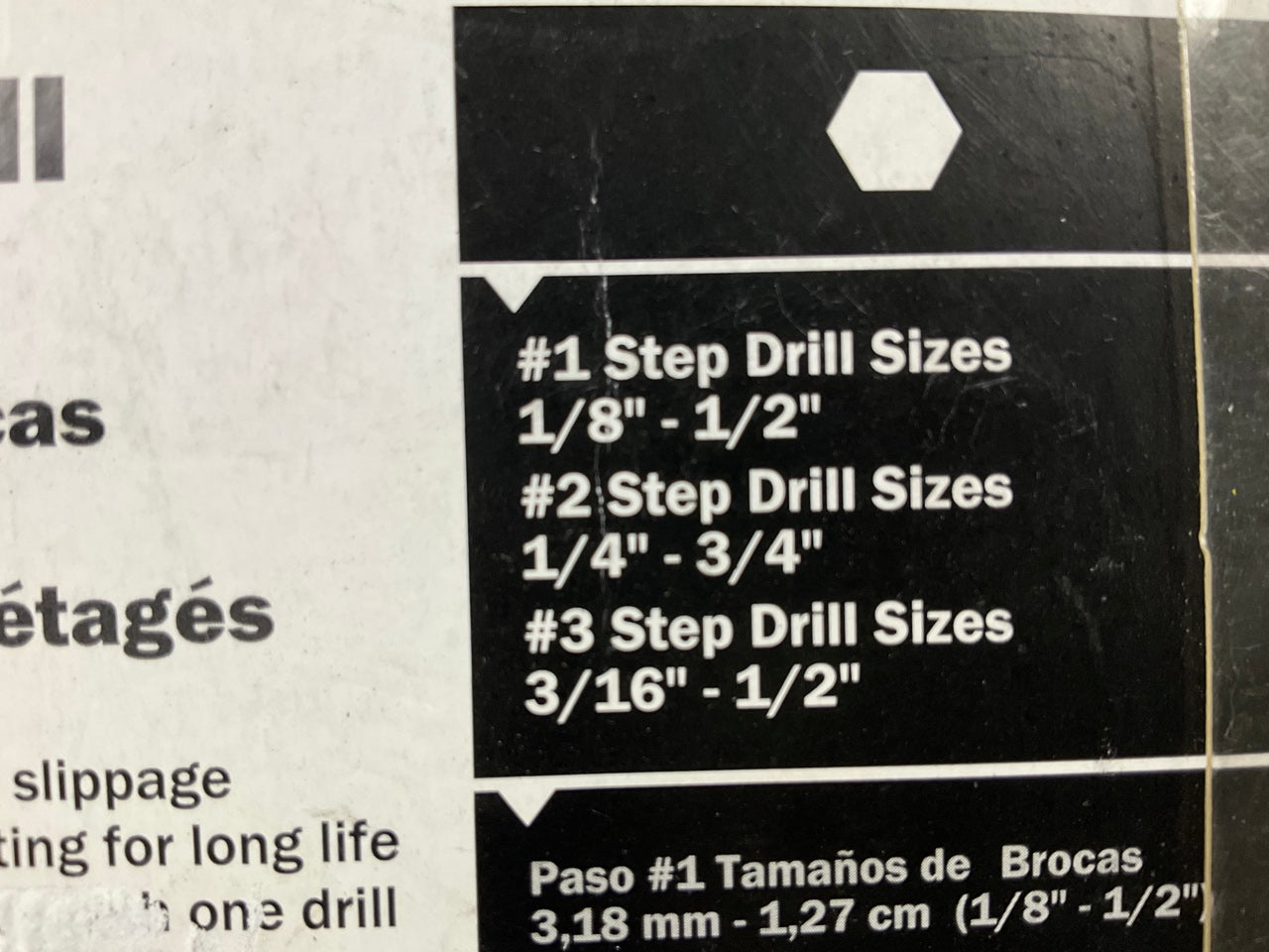 Titan 16503 3-piece Step Drill Bit Set