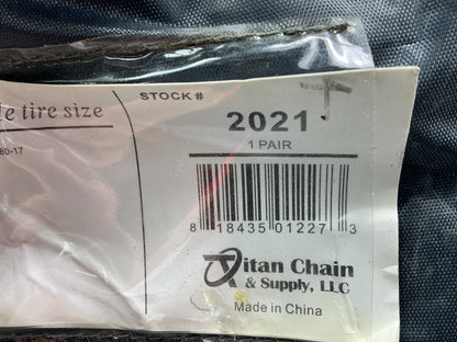 Titan 2021 Tire Snow Chains 235/80-17, 235/85-16, 225/85-16, 245/70-16 255/70-16