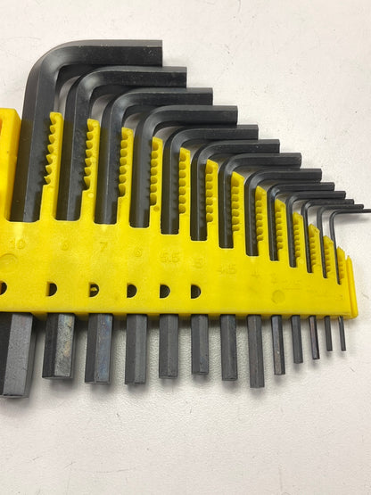 Titan 32912 25-Piece 1/16'' To 3/8'' And 1.27 To 10 Mm SAE/Metric Hex Key Set