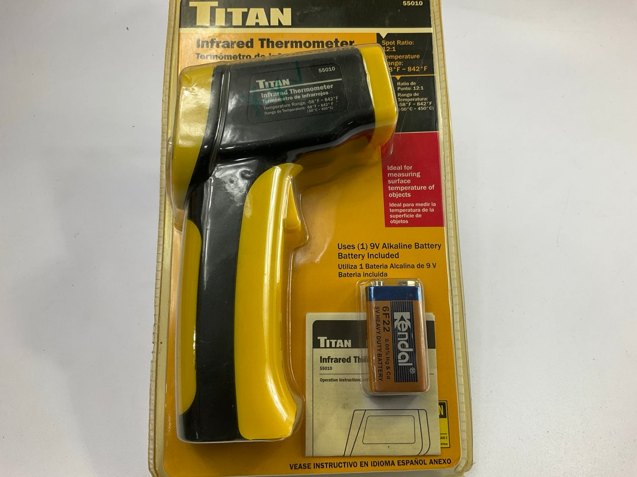 Titan Tools 55010 Infrared Laser Thermometer Gun