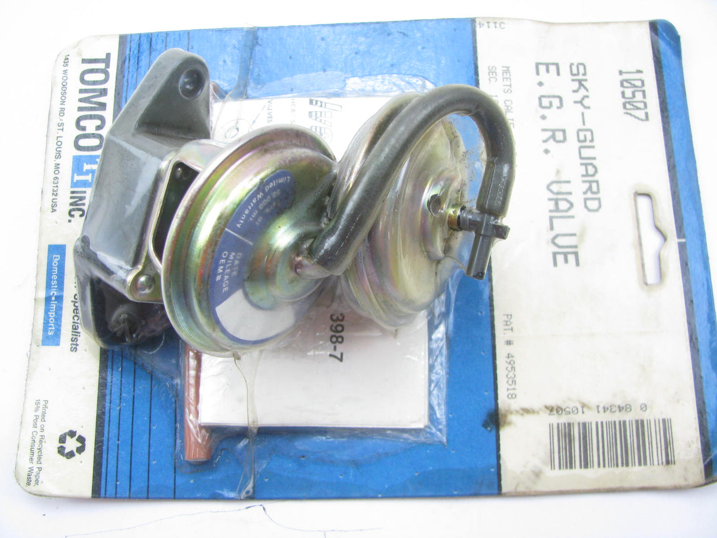 Tomco 10507 EGR Valve - EGV368 EGR1472 214-5254 70-5617 30318 EGR140 EGR130