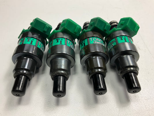 (4) Tomco 15538 Fuel Injector For 1988-1989 Mazda 323 1.6L L4