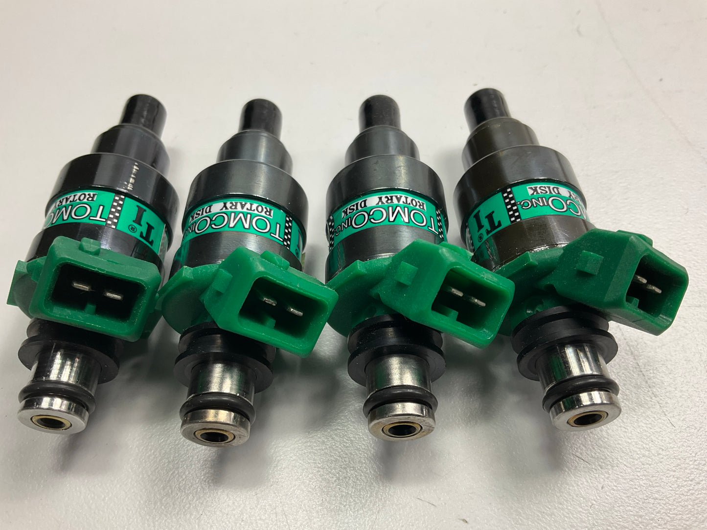 (4) Tomco 15538 Fuel Injector For 1988-1989 Mazda 323 1.6L L4