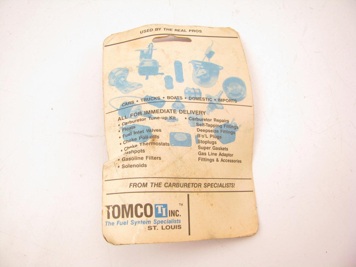 Tomco 3-273 Carburetor Control Valve Diaphragm for 1977-1979 Ford VV 2700 7200