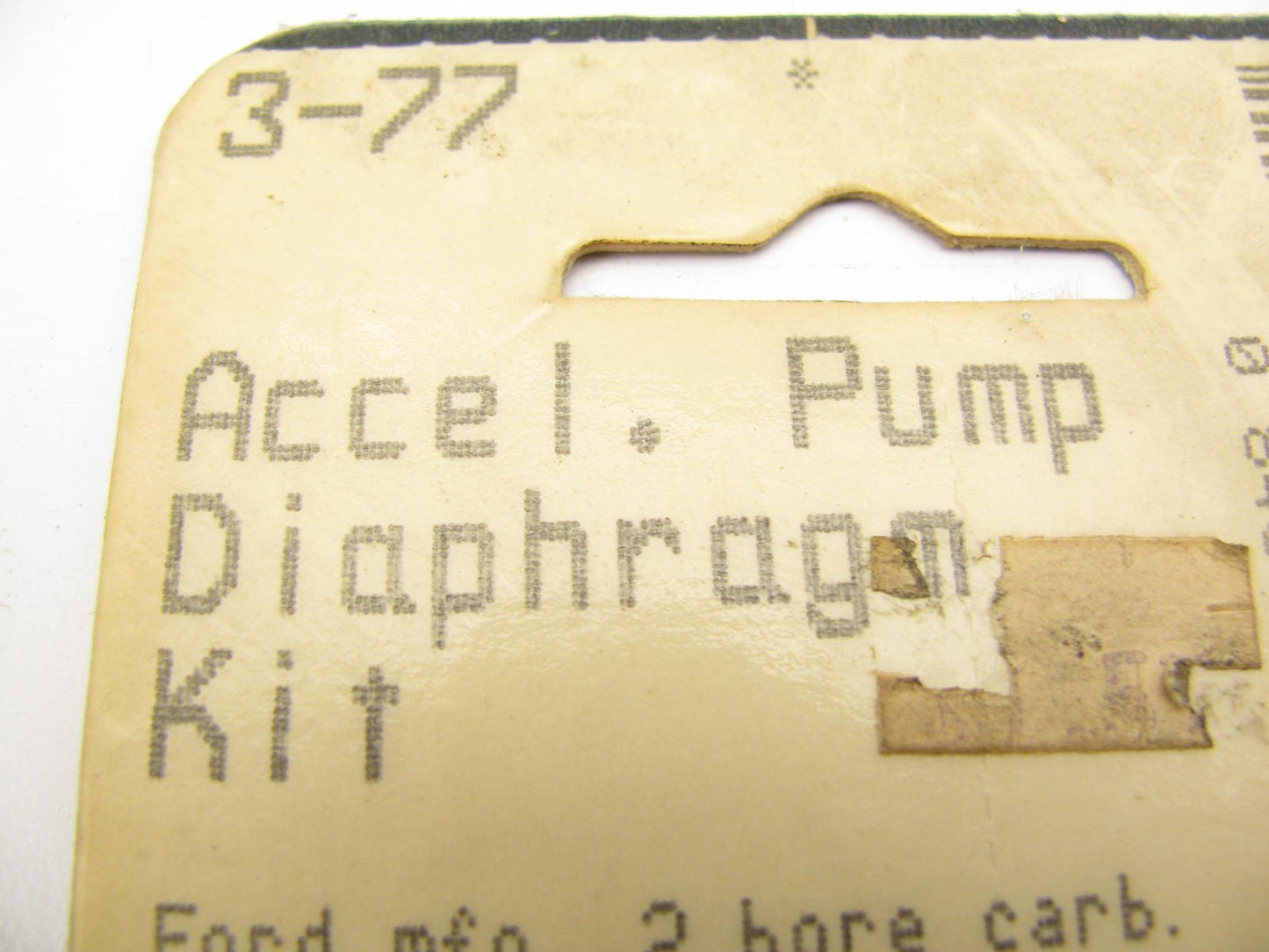 Tomco 3-77 Carburetor Accelerator Diaphragm Pump - 1958-1974 Ford 2-BBL
