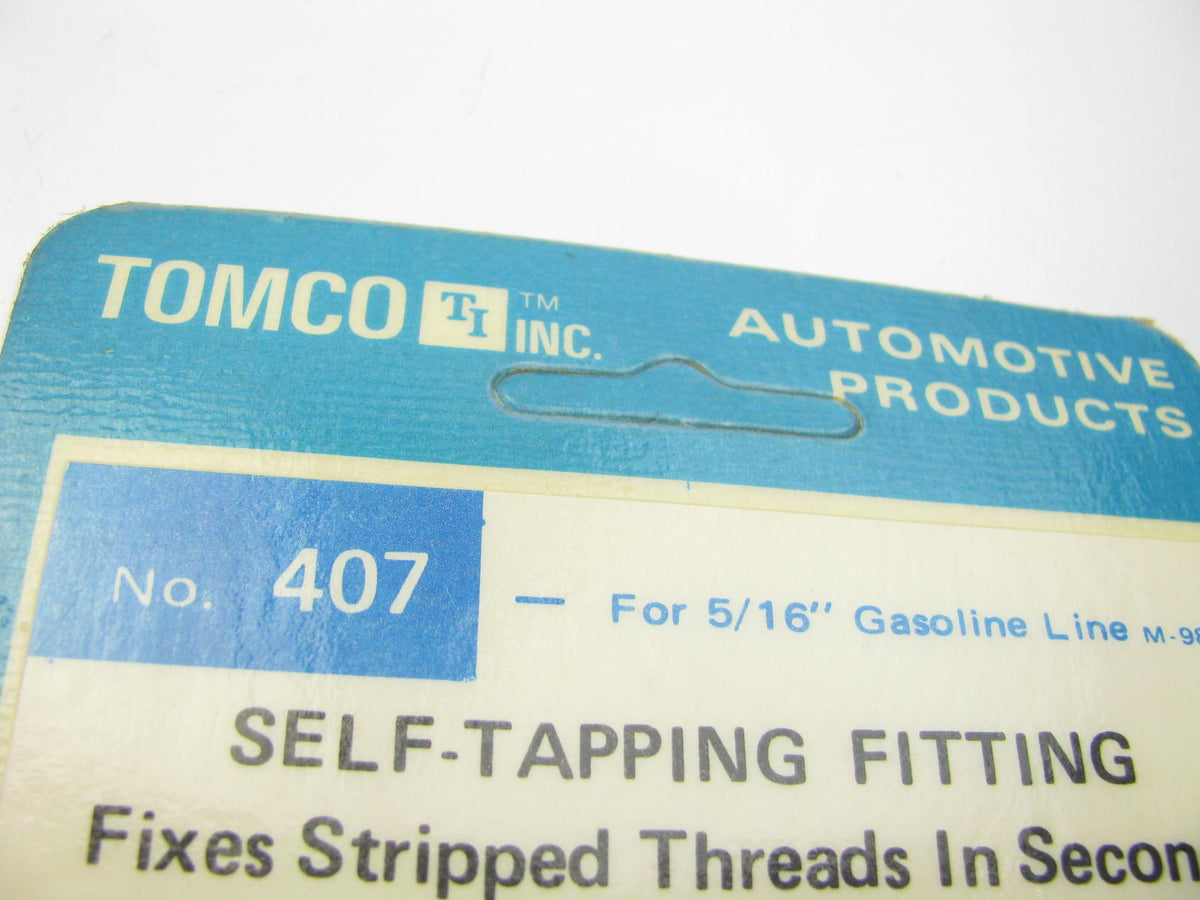 Tomco 407 Self-Tapping Carburetor Fuel Fitting For 5/16'' Gas Line