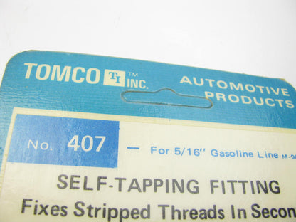 Tomco 407 Self-Tapping Carburetor Fuel Fitting For 5/16'' Gas Line