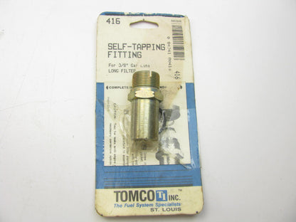 Tomco 416 Self Tapping Fitting For 3/8'' Gas Line Long Filter