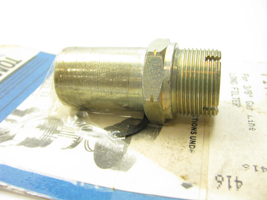 Tomco 416 Self Tapping Fitting For 3/8'' Gas Line Long Filter