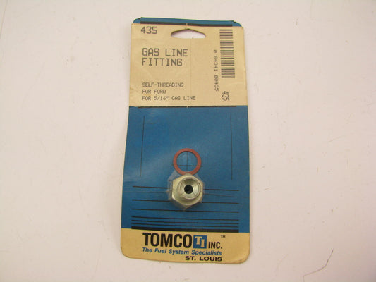 Self-Tapping Ford Carburetor Fuel Inlet Thread Bypass Fitting 5/16'' Fuel Line