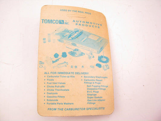Tomco 492 Carburetor Self-tapping Fuel Fitting For 3/8'' Line X 1'' Inlet